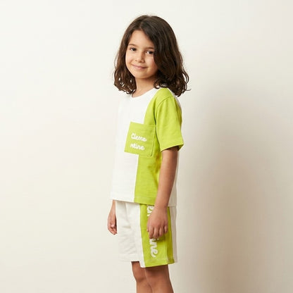 Lime Colorblock Set