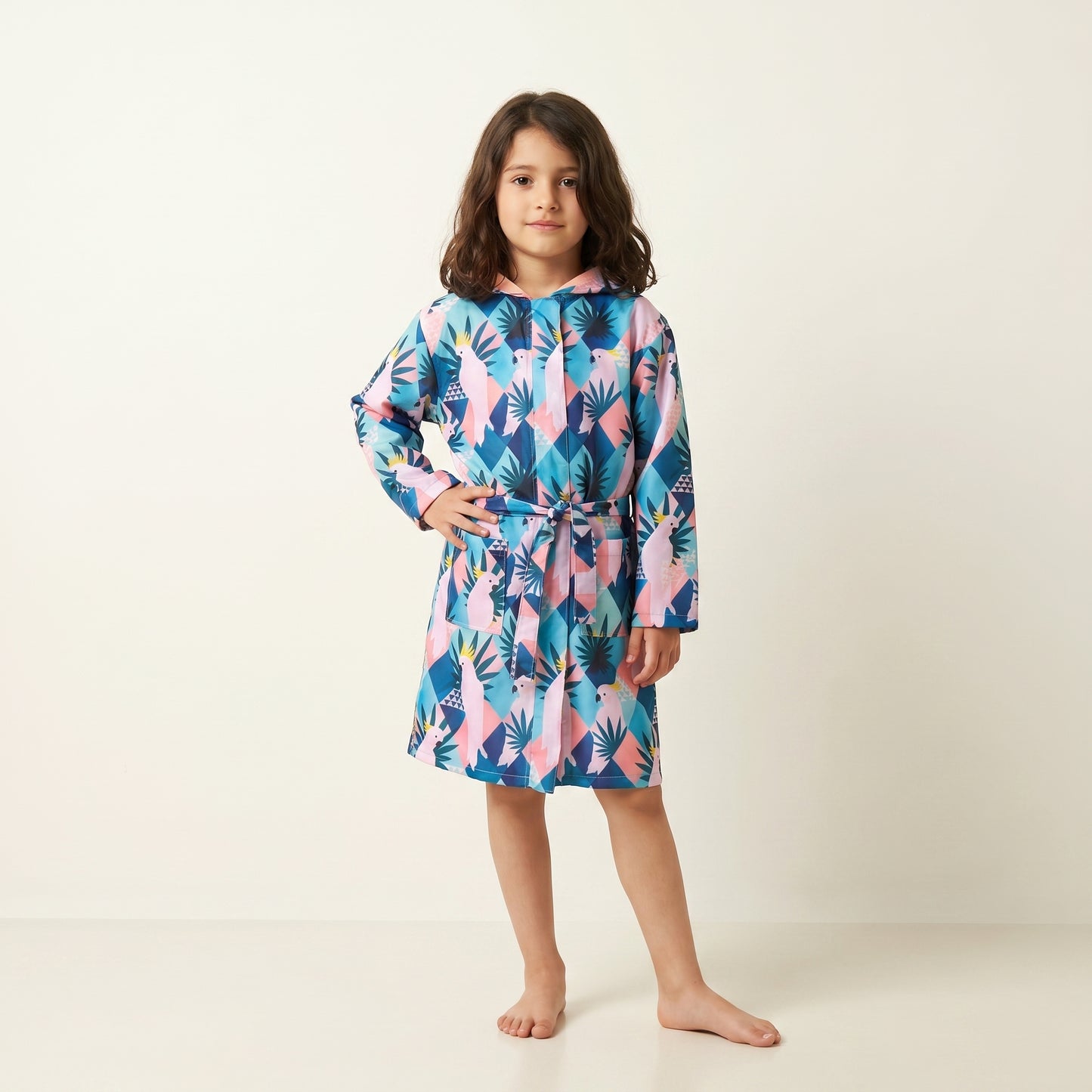 Tropical Paradise Kids Beach Robe