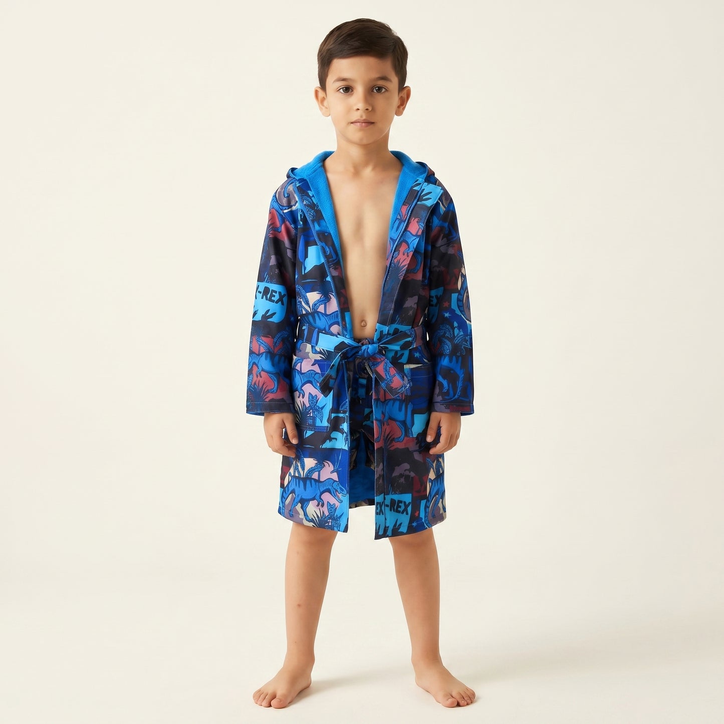 Dino Explorer Kids Beach Robe