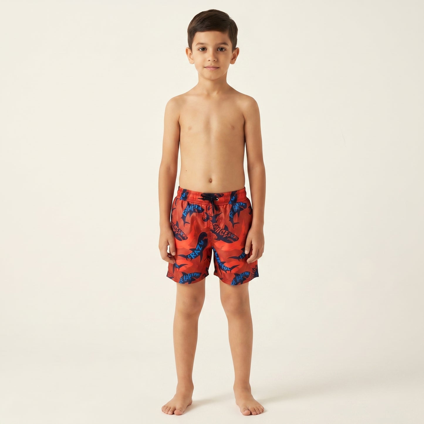 Shark Attack Kids Swim Shorts