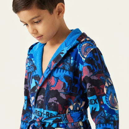 Dino Explorer Kids Beach Robe