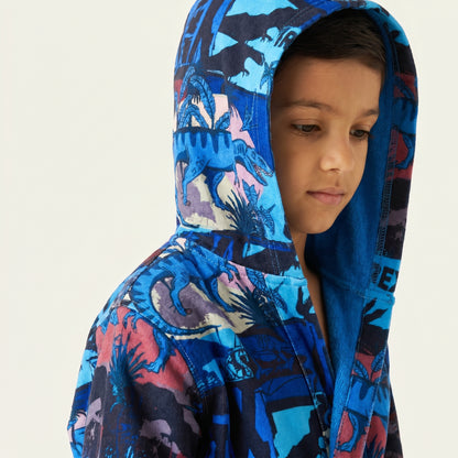 Dino Explorer Kids Beach Robe