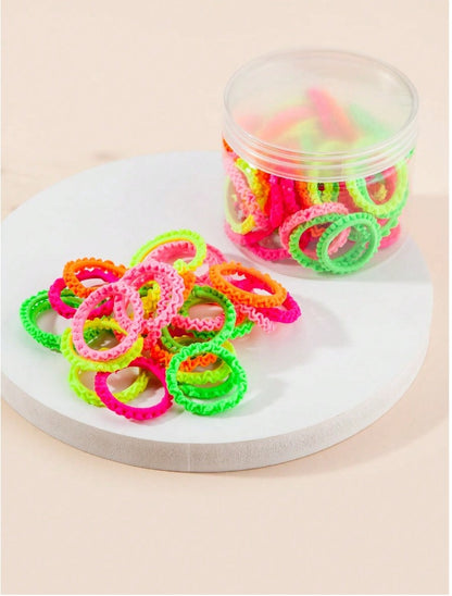 Rainbow Pop Hair Ties