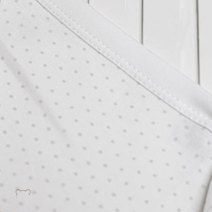 Polka Dot Fleece Blanket Cream