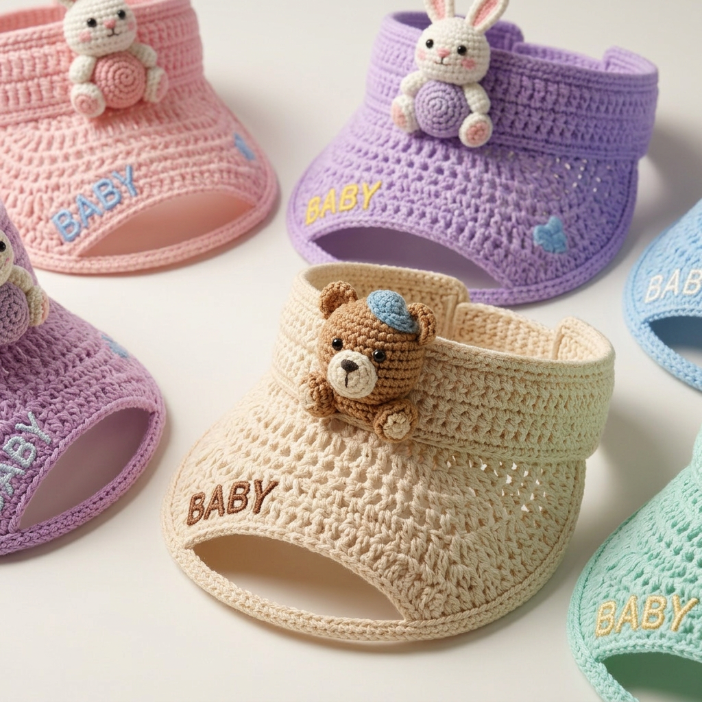 Teddy Bear Baby Cap