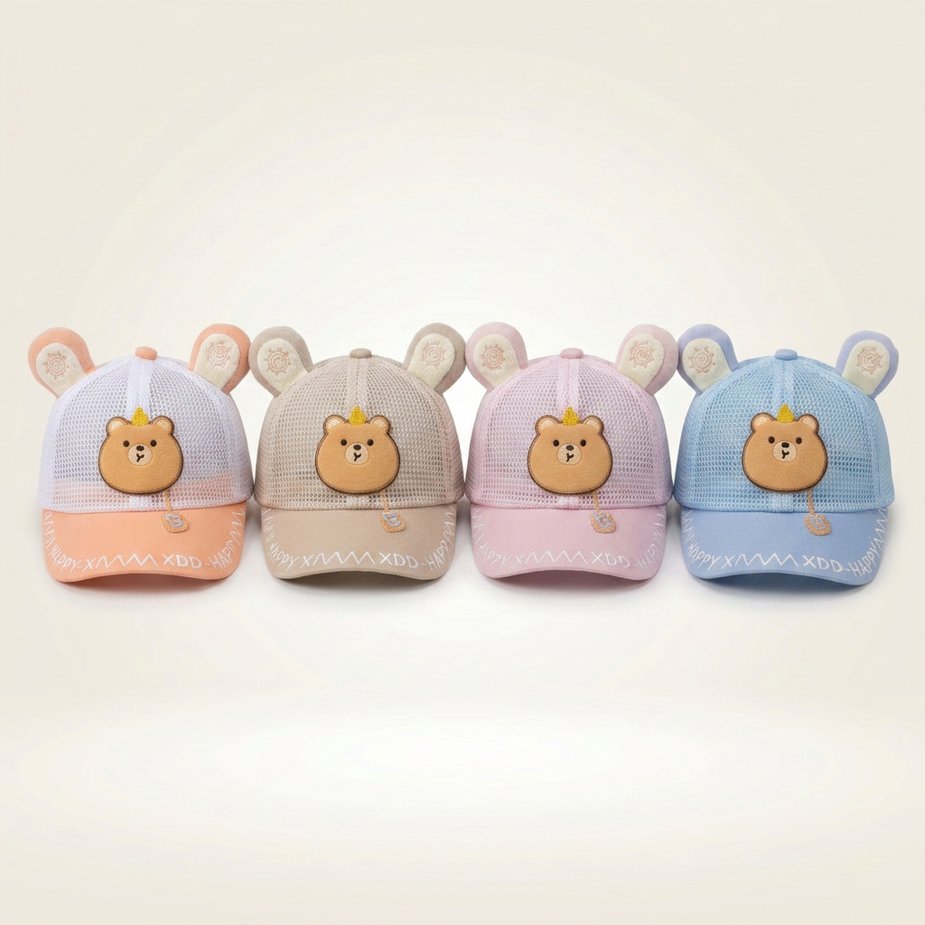 Happy Bear Mesh Cap