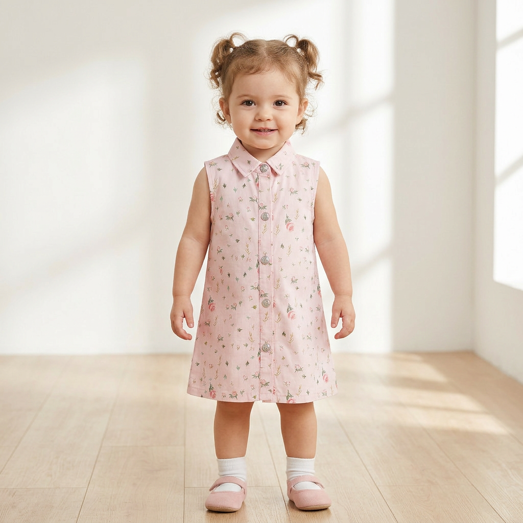 Floral Button-Up Dress