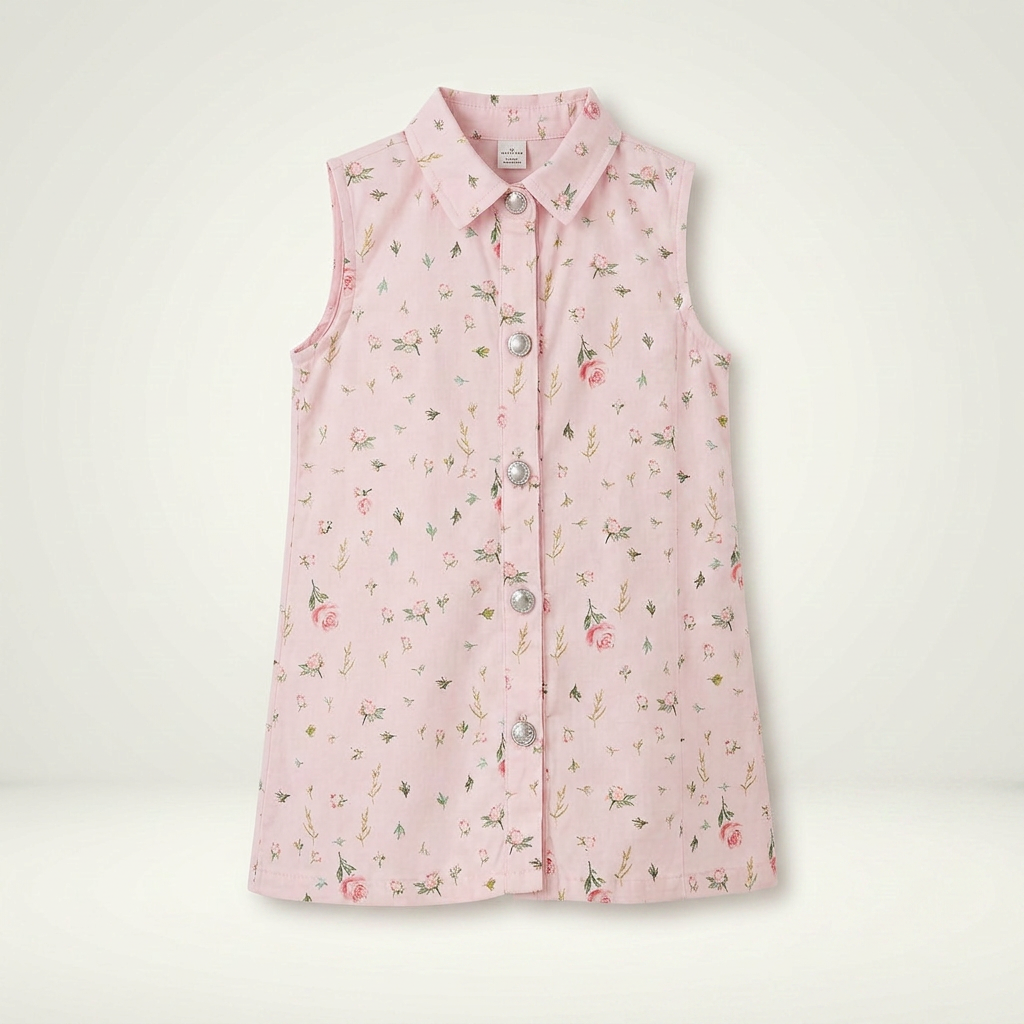 Floral Button-Up Dress