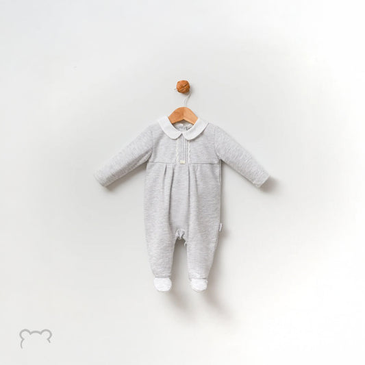 جمبسوت فاخر بلون حجري للبنات الصغيرات