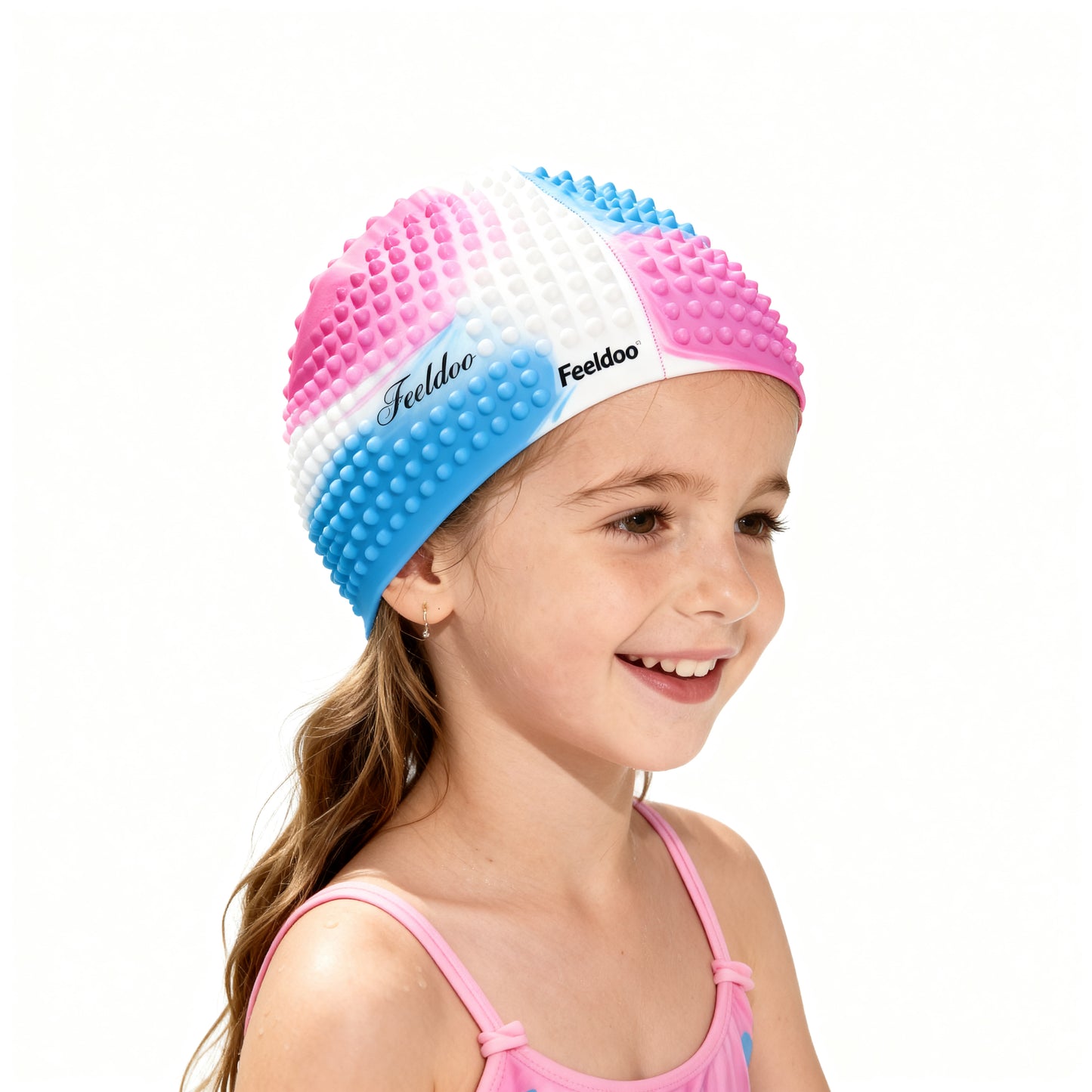 Swimming cap with protective layer