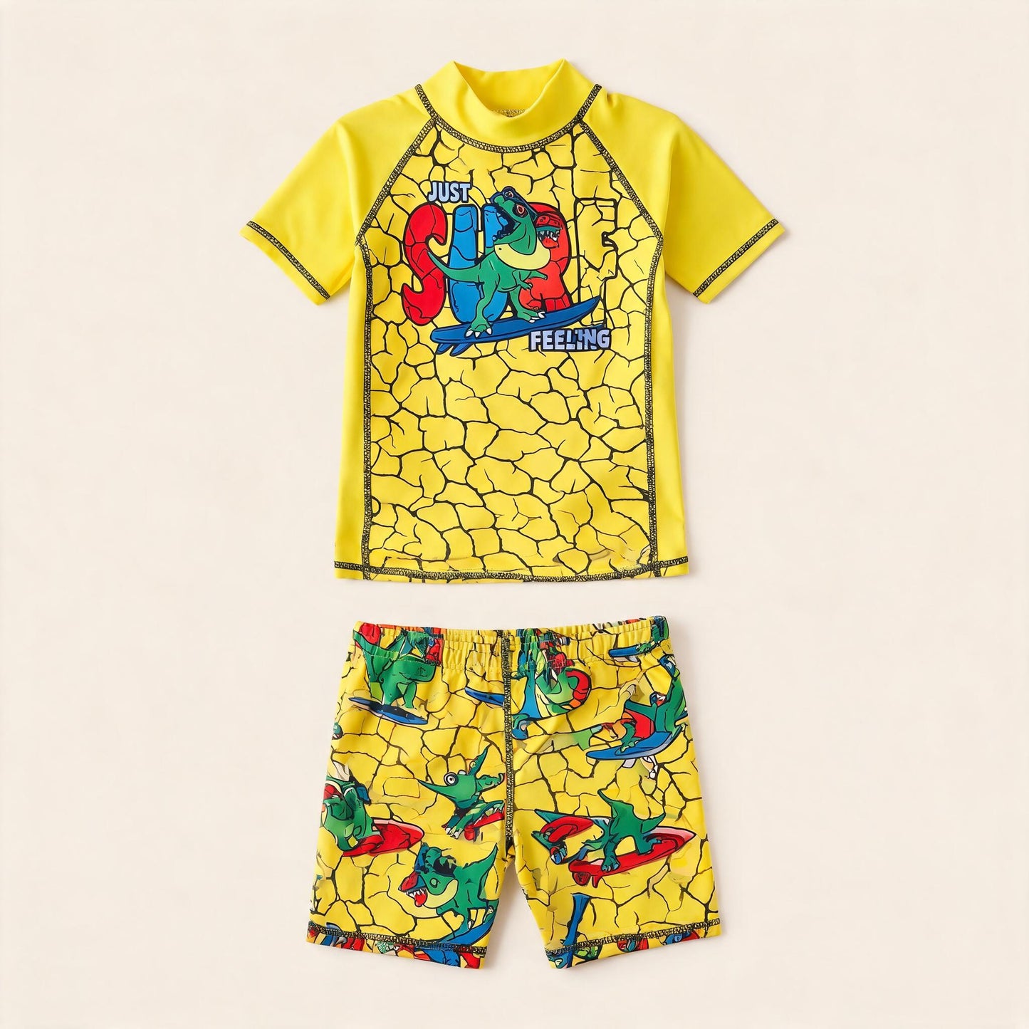 Dino Surf Two-Piece Swim Set