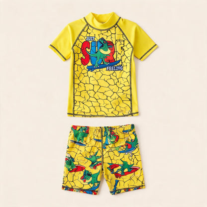 Dino Surf Two-Piece Swim Set