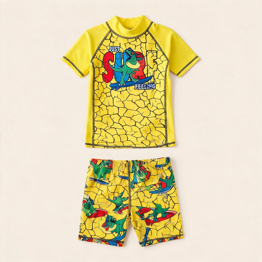 Dino Surf Two-Piece Swim Set