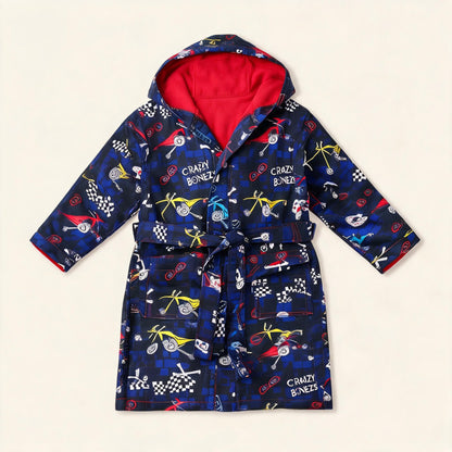 Speed Racer Navy Beach Robe