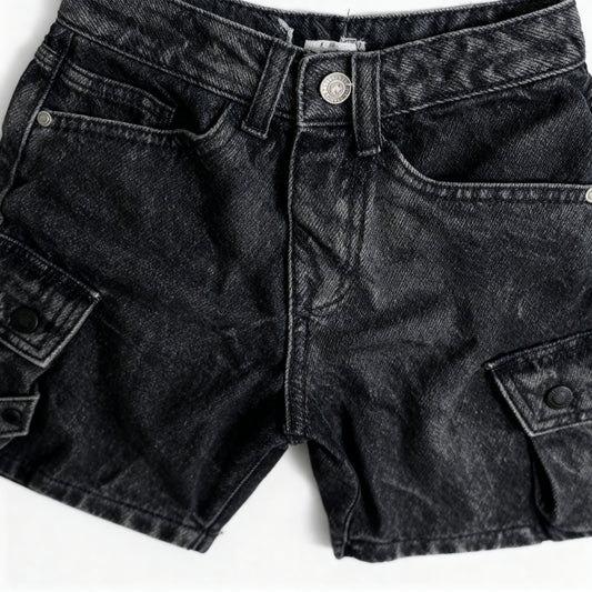 Midnight Charcoal Cargo Explorer Shorts