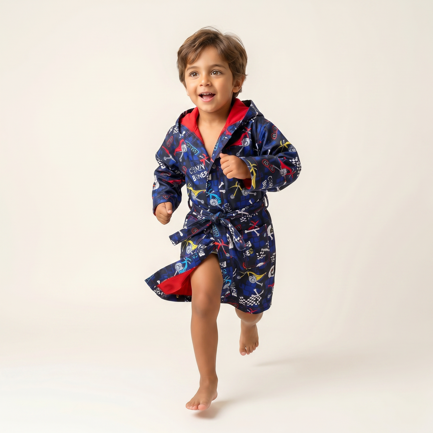 Speed Racer Navy Beach Robe