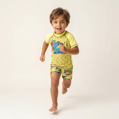 Dino Surf Two-Piece Swim Set