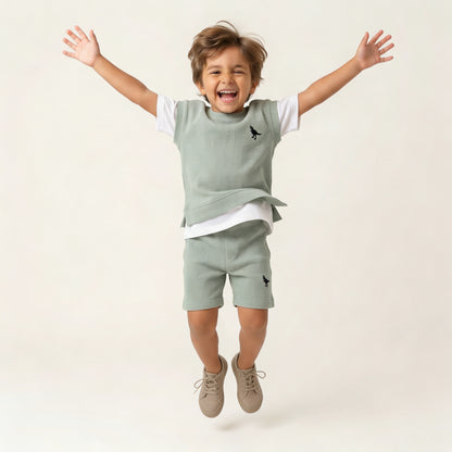 Sage Minimalist Layered Set