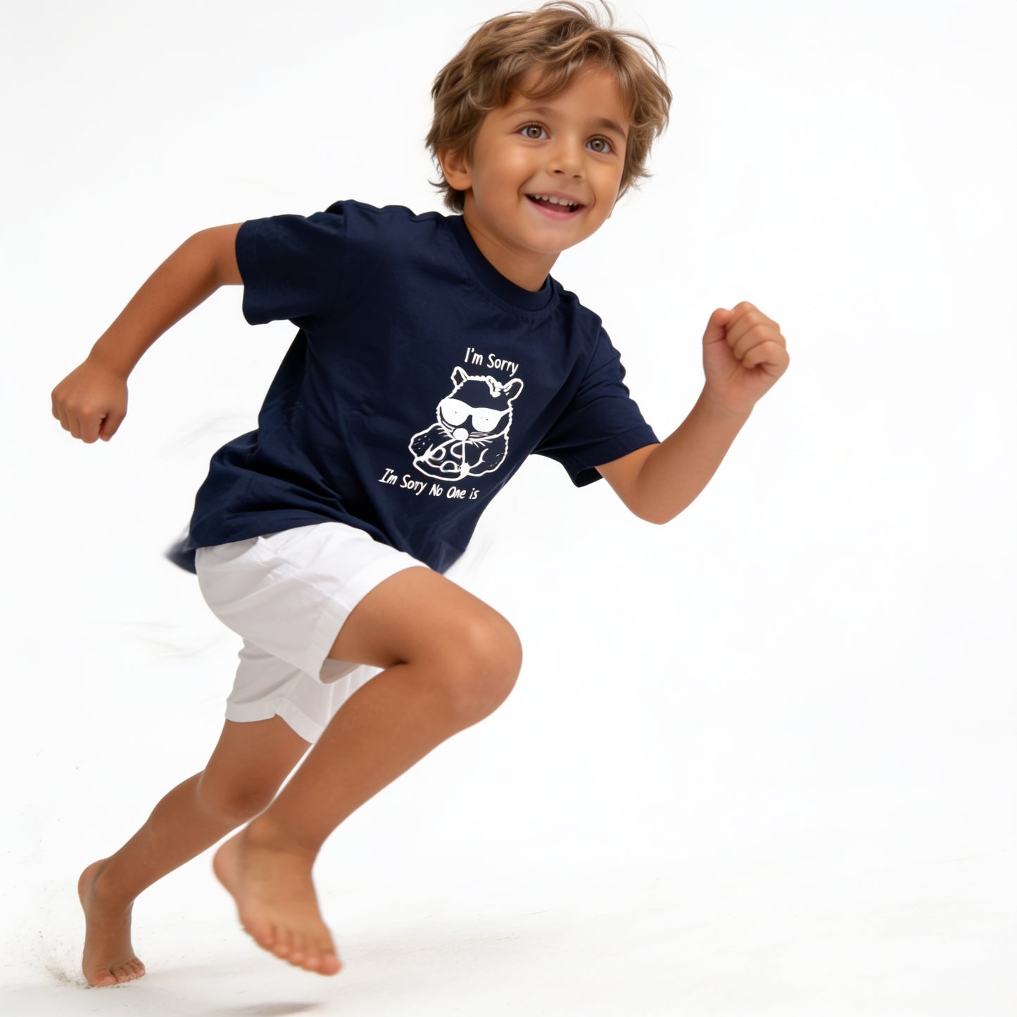 The Playful Deep Navy Tee
