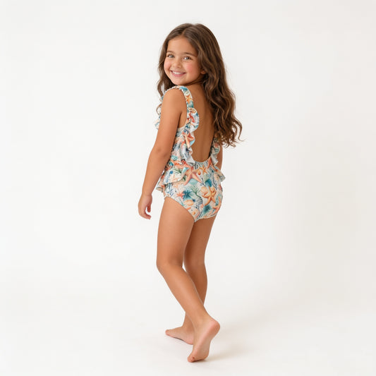Ocean Reef Discovery Ruffled Swimsuit