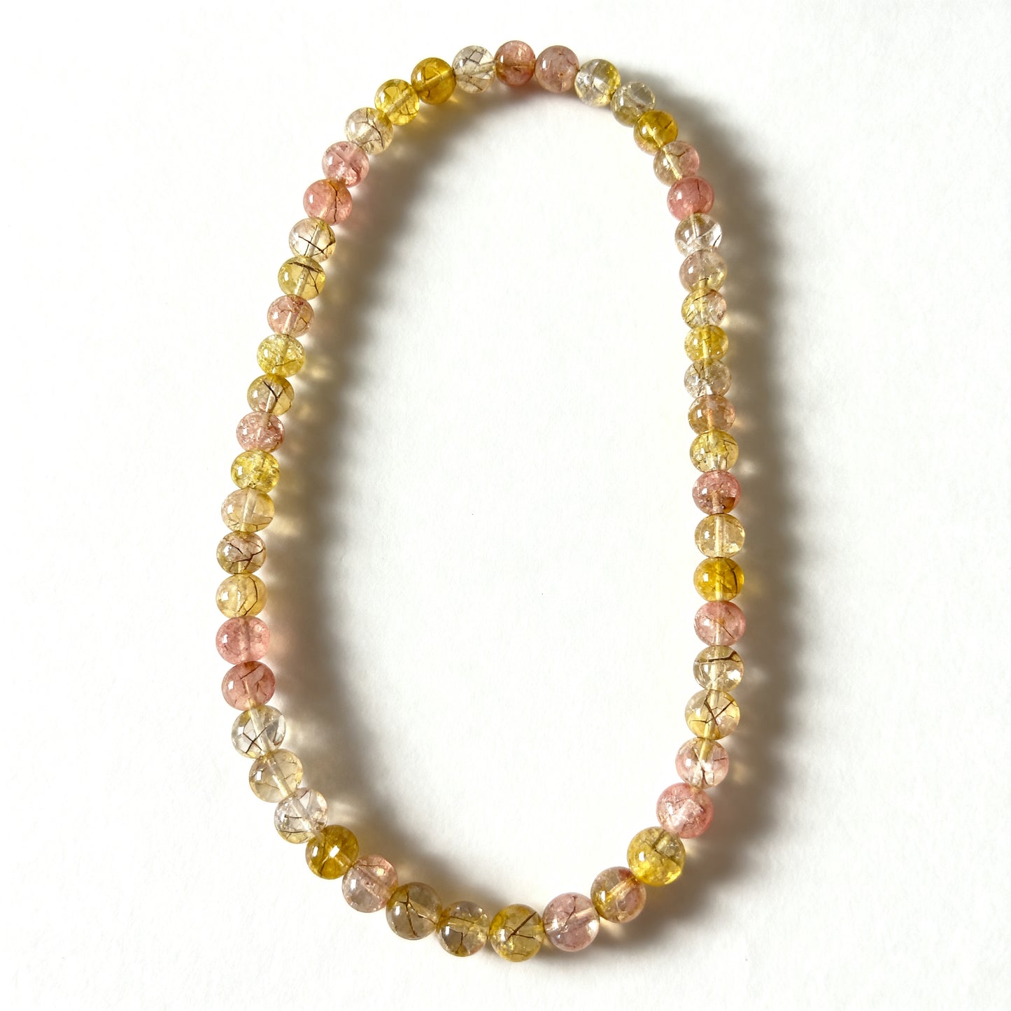 Golden Sunstone Beaded Necklace