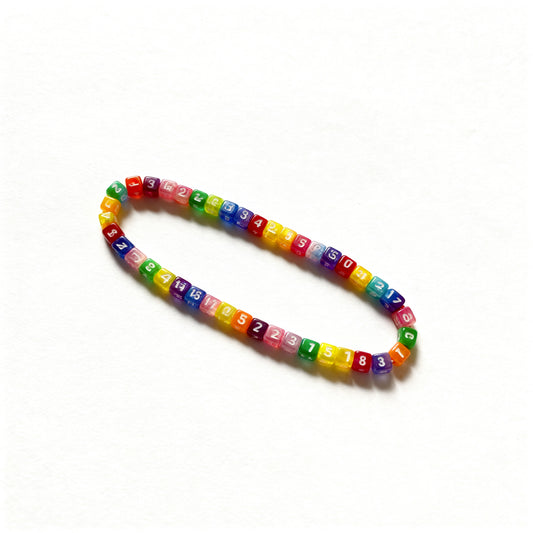 Number Beaded Necklace