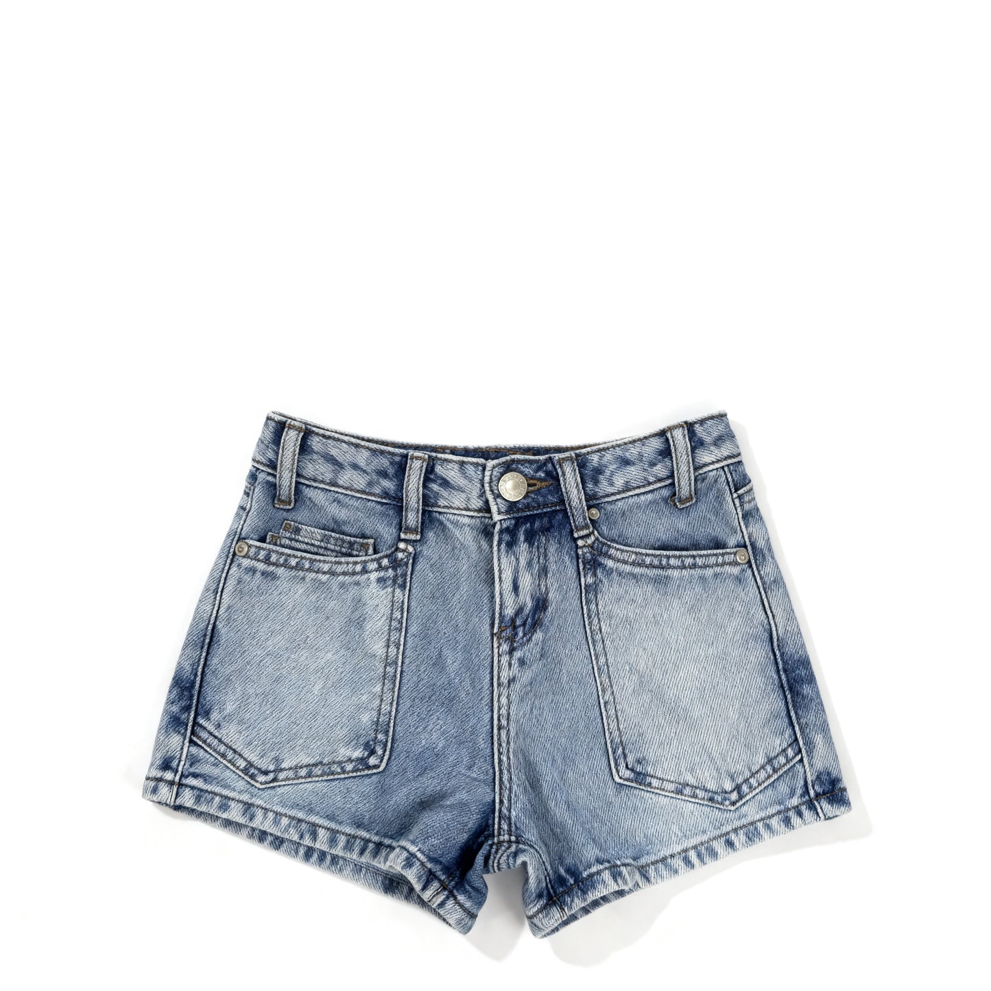 Vintage Utility Denim Shorts