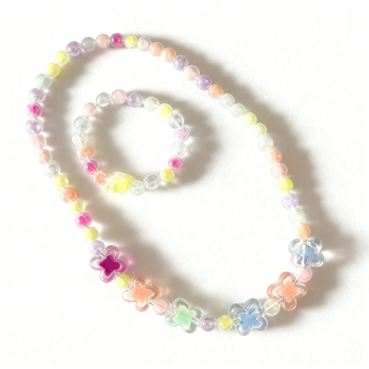 Simple Rose Jewelry Set