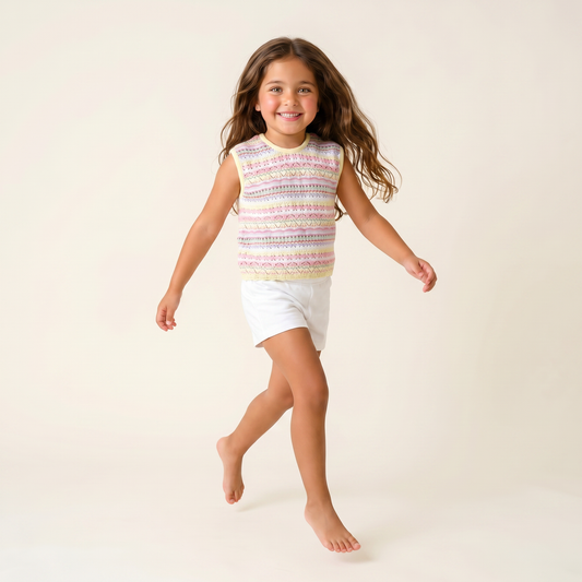 Sweet Breeze Kids Knit Top