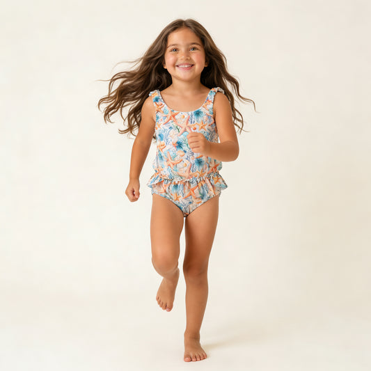 Ocean Reef Discovery Ruffled Swimsuit