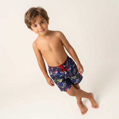 Crazy Bones Swim Short