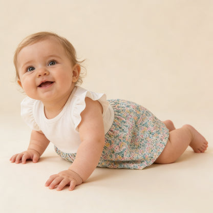 Meadow Blossom Embroidered Dress