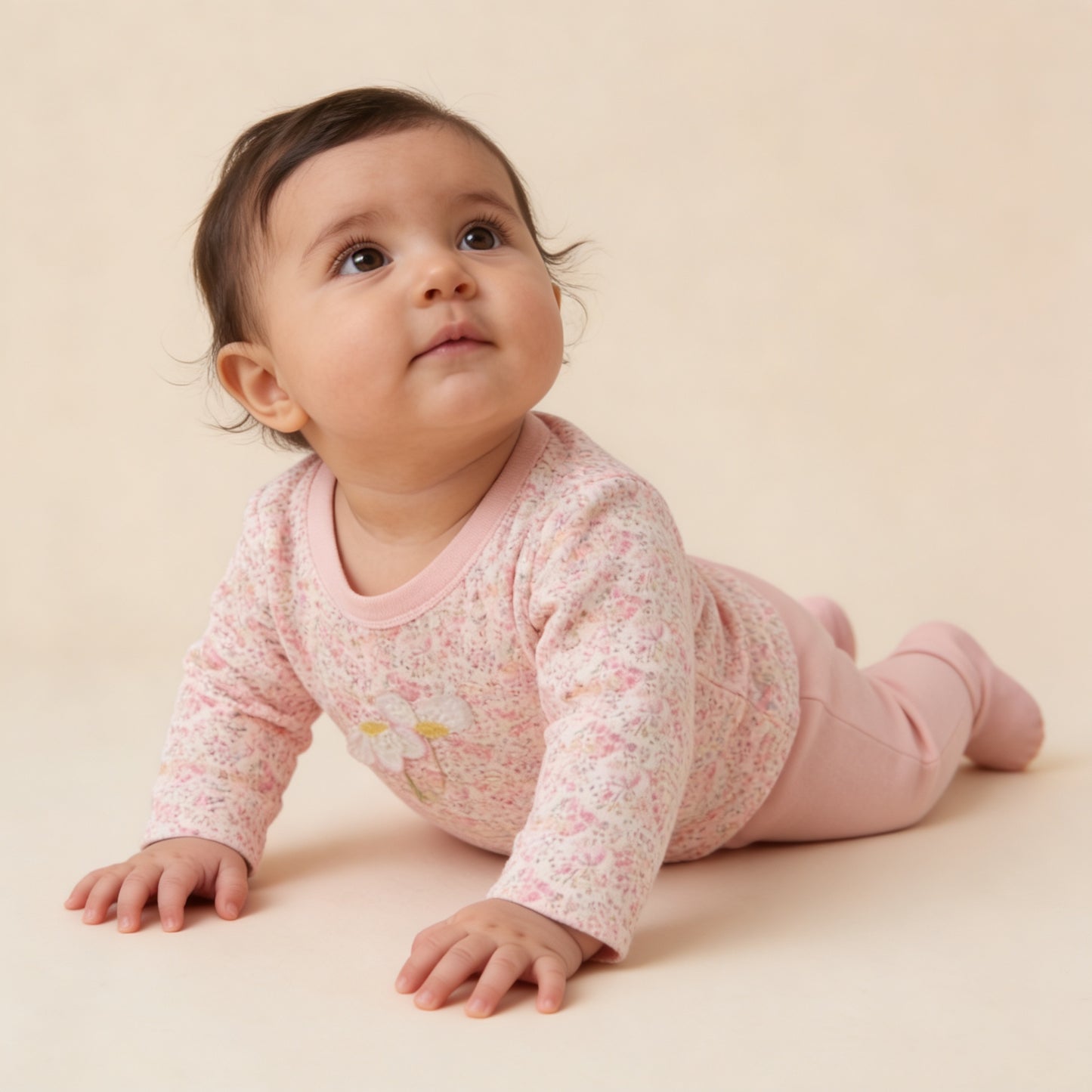 Petal Pink Daisy Romper