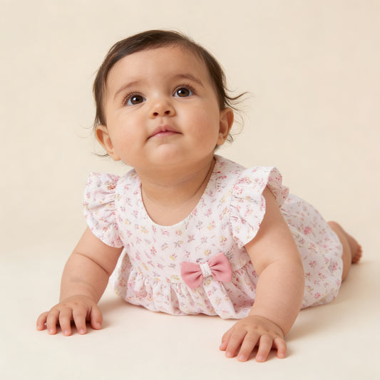 Summer Dress and Diaper Cover Set