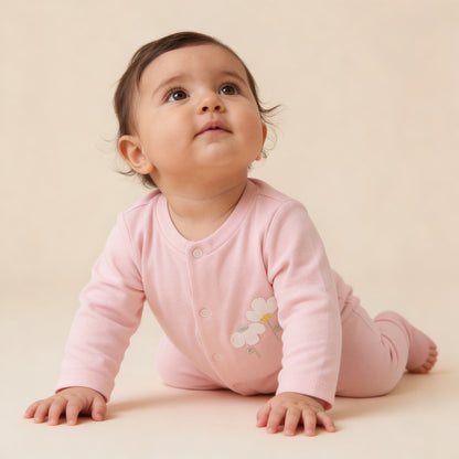 Petal Wishes Embroidered Romper