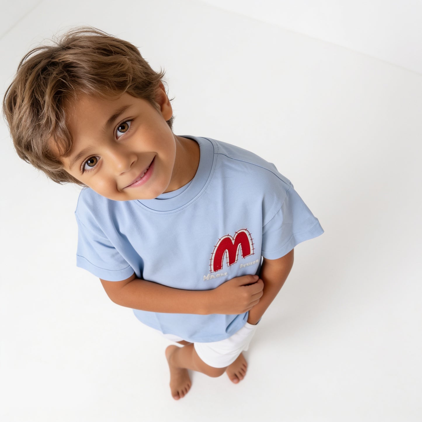 Sky Blue Graphic Tee