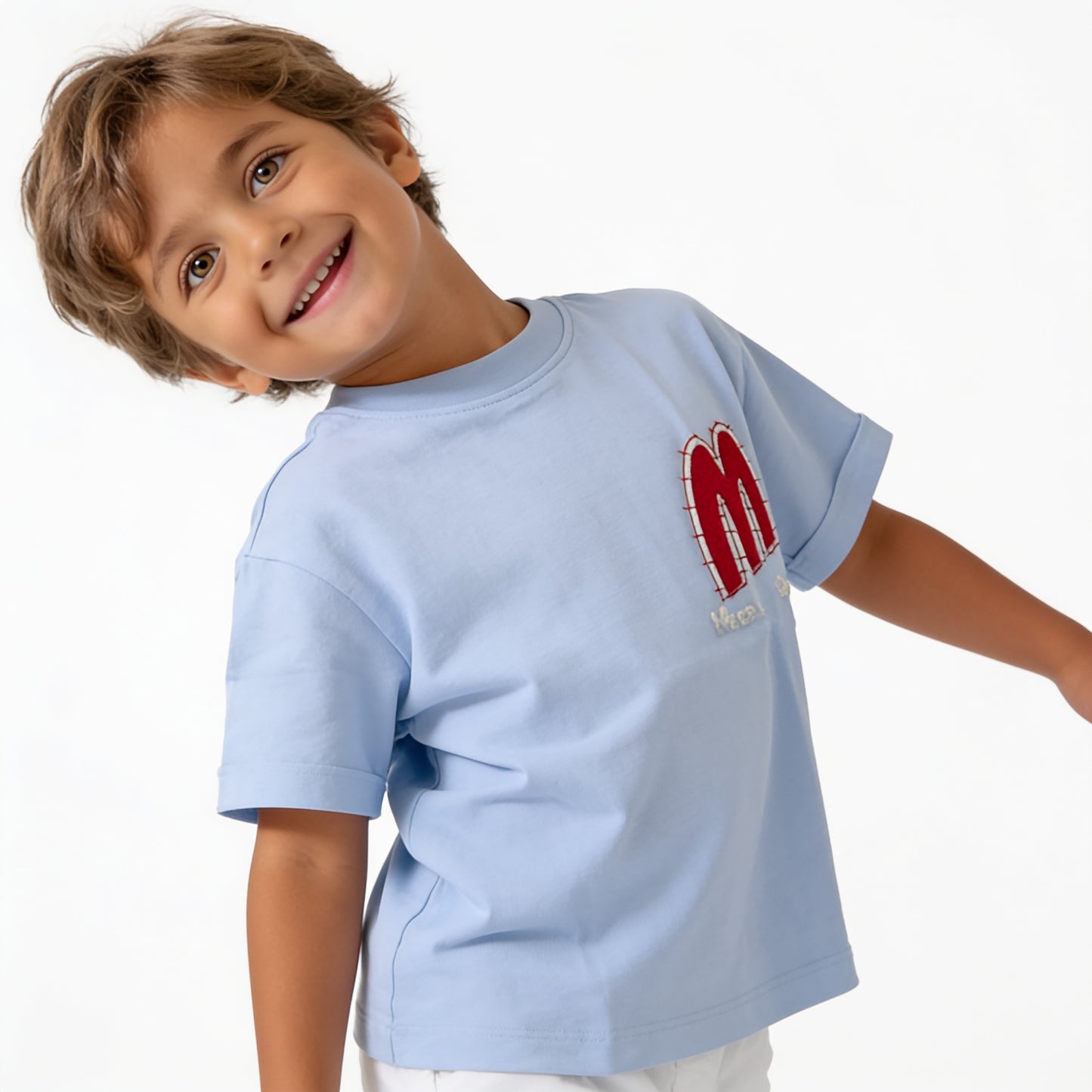 Sky Blue Graphic Tee