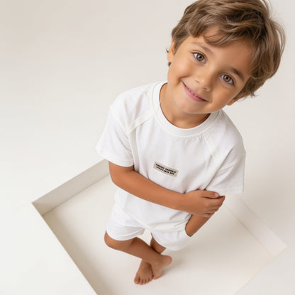 Premium Comfort Essential White Tee