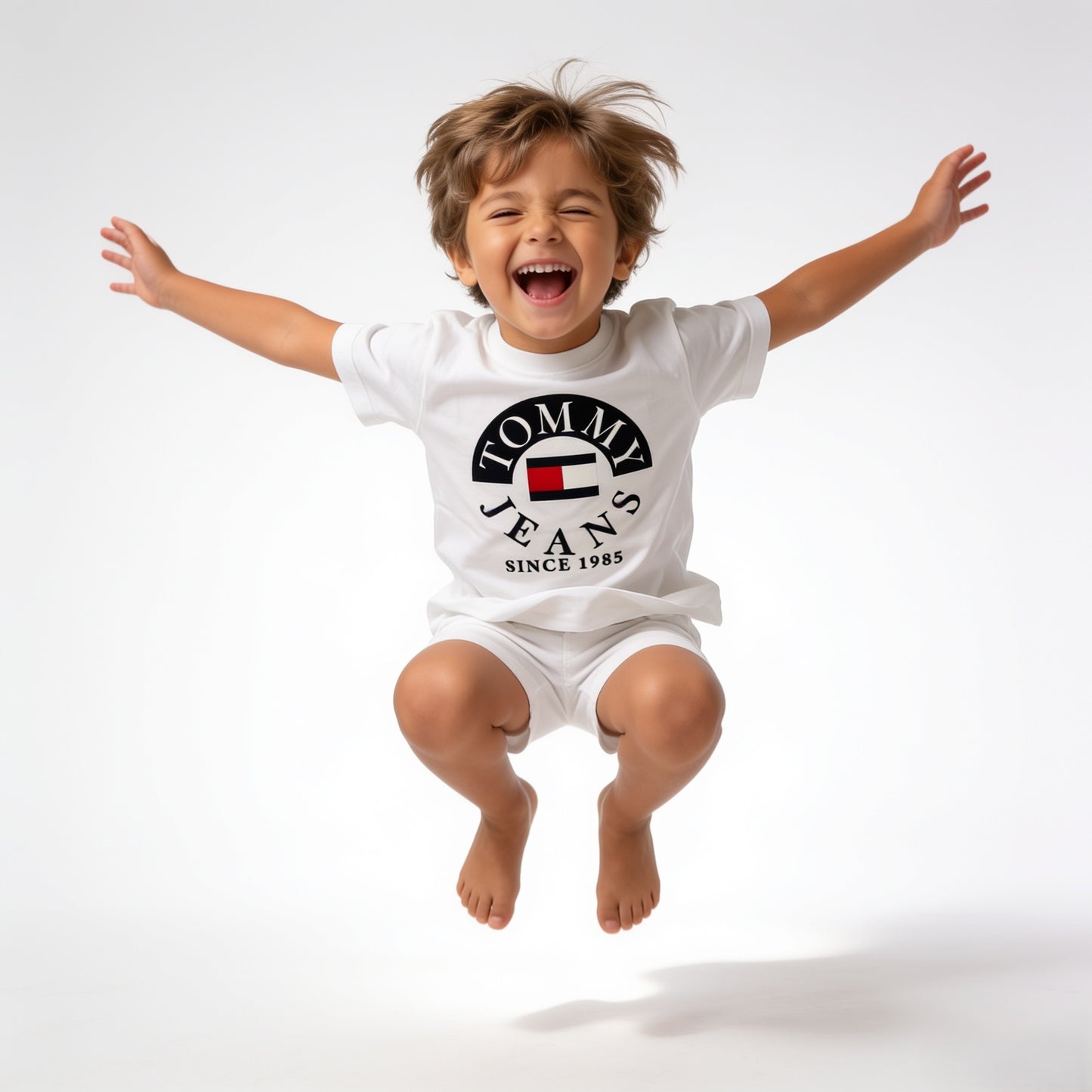 Tommy Varsity White Tee