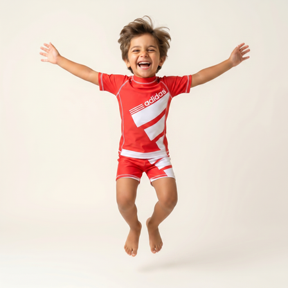 Sporty Two-Piece Swim Set