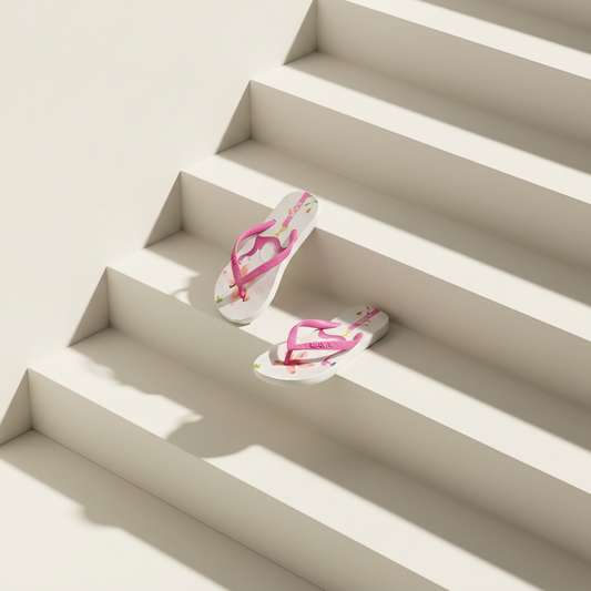 LAVA Flamingo Hibiscus Active Slippers