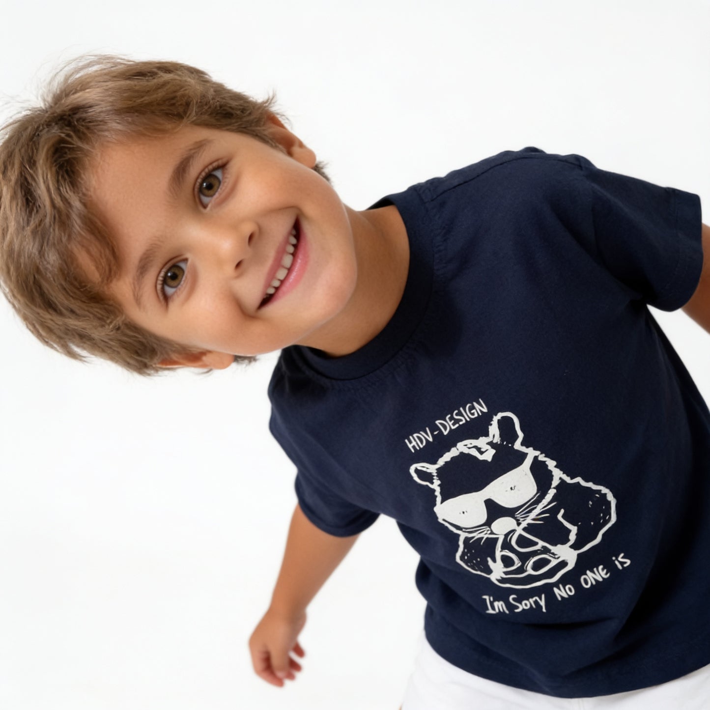 The Playful Deep Navy Tee