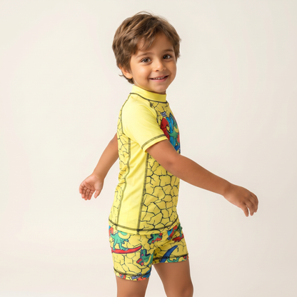 Dino Surf Two-Piece Swim Set