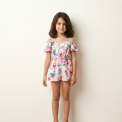 Floral Overall Set
