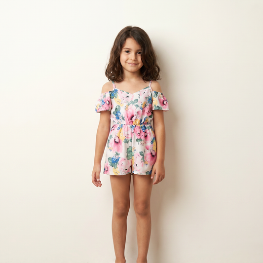 Floral Overall Set
