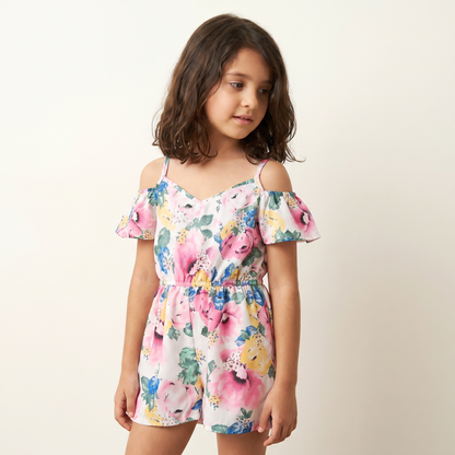 Floral Overall Set