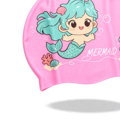 Silicone Mermaid Swimming Cap