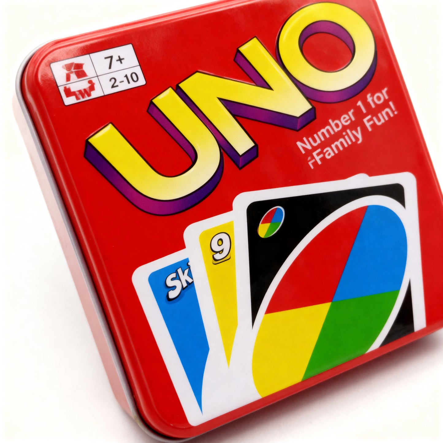 UNO Playing Card in Metal Box