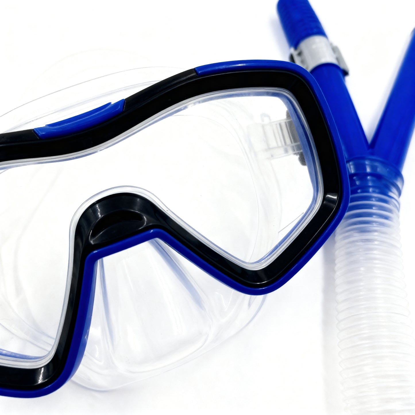 Goggles with breathing tube