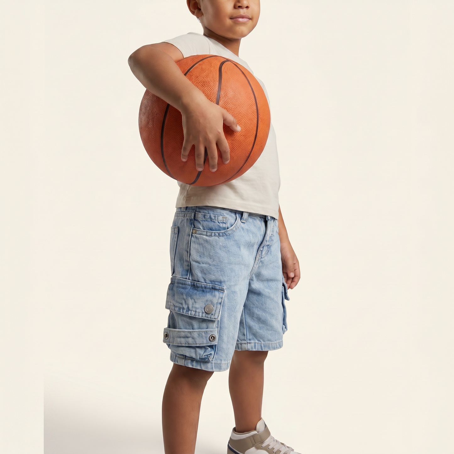 Sky Blue Cargo Explorer Shorts